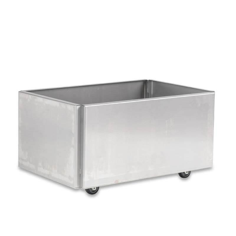 Freja Plantekasse   Hjul 80   40   27 Galvaniseret