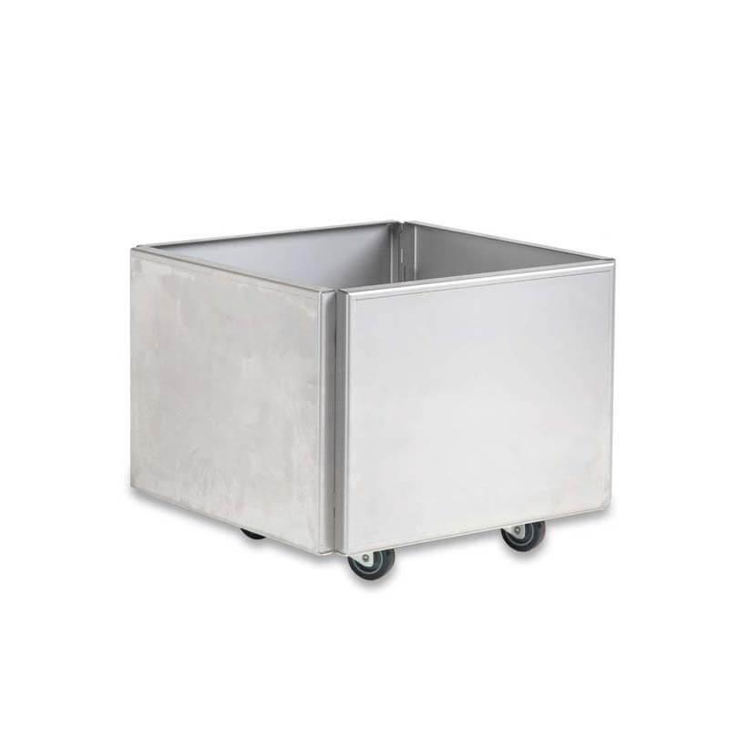 Freja Plantekasse   Hjul 40   40   27 Galvaniseret