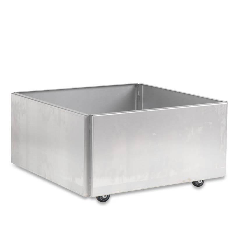 Freja Plantekasse   Hjul 60   60   27 Galvaniseret