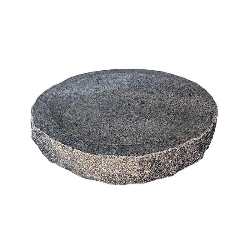 Fuglebad Mørk Granit ø30