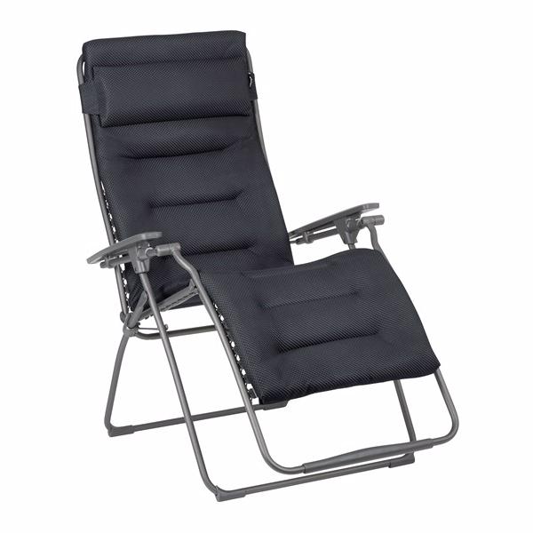 Futura   Dark Grey Havestole   Lafuma Stole Lafuma Enggården Havemøbler