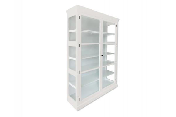 Fyn Vitrineskab 212x148x44   Hvid