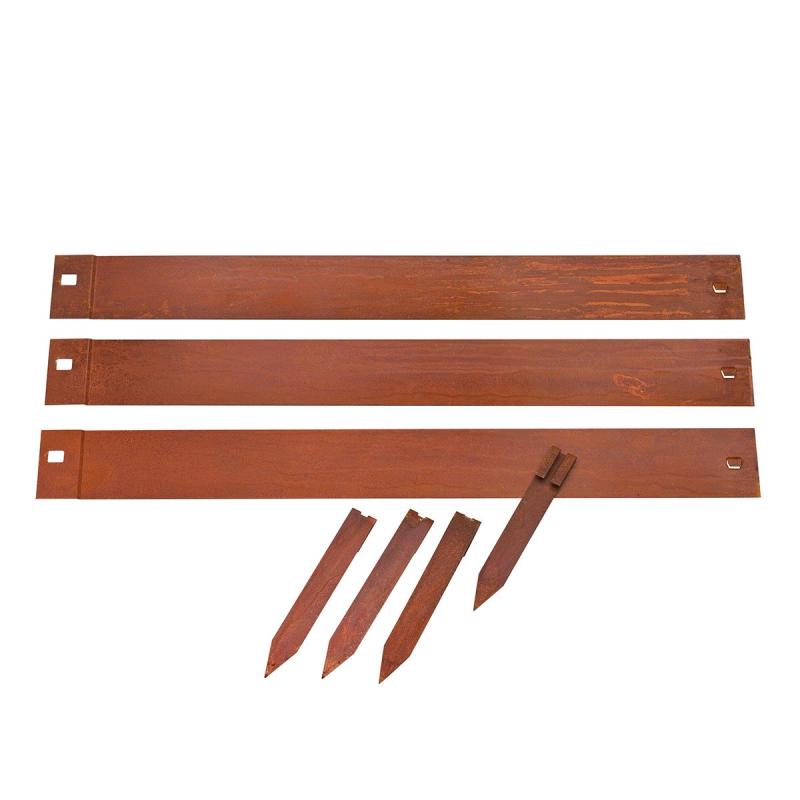 Græskanter   Corten Stål   64 Meter