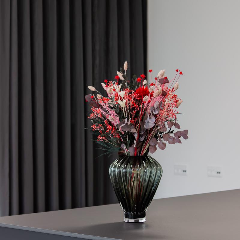 Vase Evelyn Grå