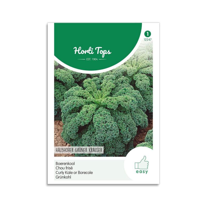 Grønkål Frø Quot Halbhoher Grüner Krauser Quot Horti Tops