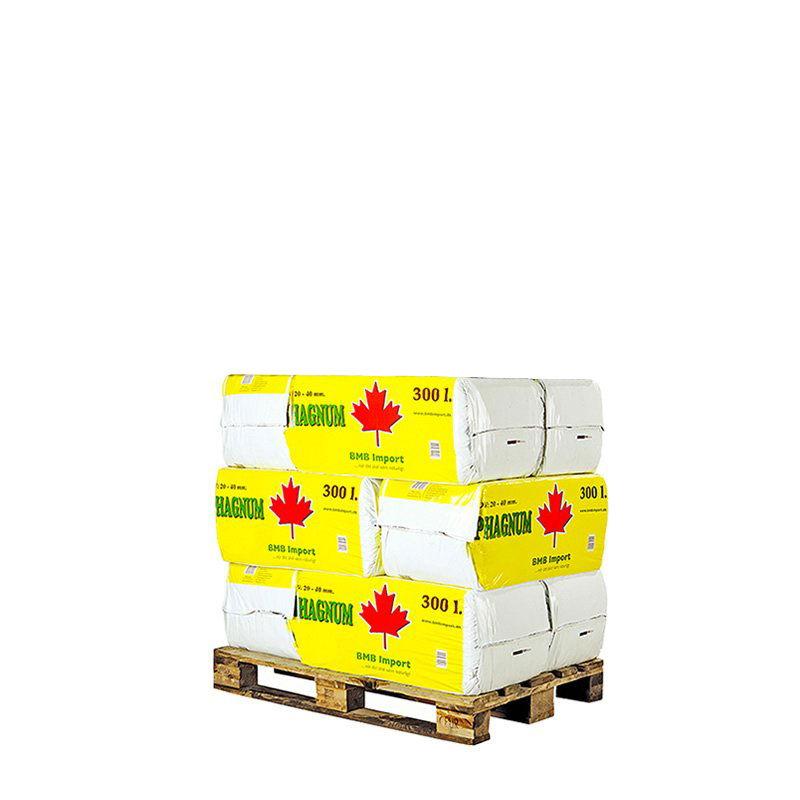 Grov Gartner Spagnum Palle Med   Poser   300 Liter