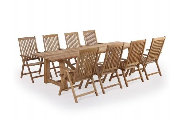 Hercules 290 Devon Teak Havemøbelsæt