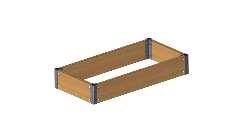 Højbed   Sibirisk Lærk 15x90x44
