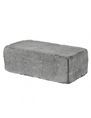 Holmegaardsten 21x42x14   Makro Kantblokke Sort Antracit