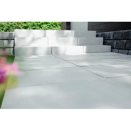 Ibf Softline Trappetrin 60x30x18   Soft Fas Kanter Naturgrå