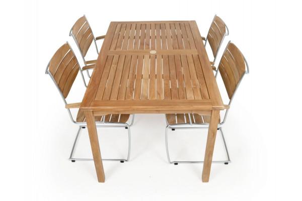 Java Spring Teak Havemøbelsæt 90x150