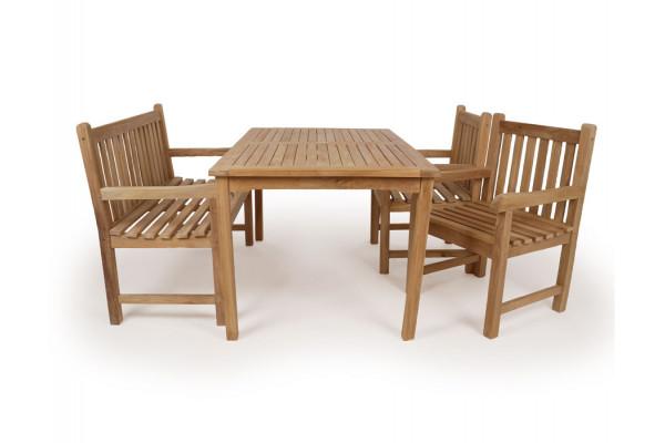Java Teak Havemøbelsæt 90x150