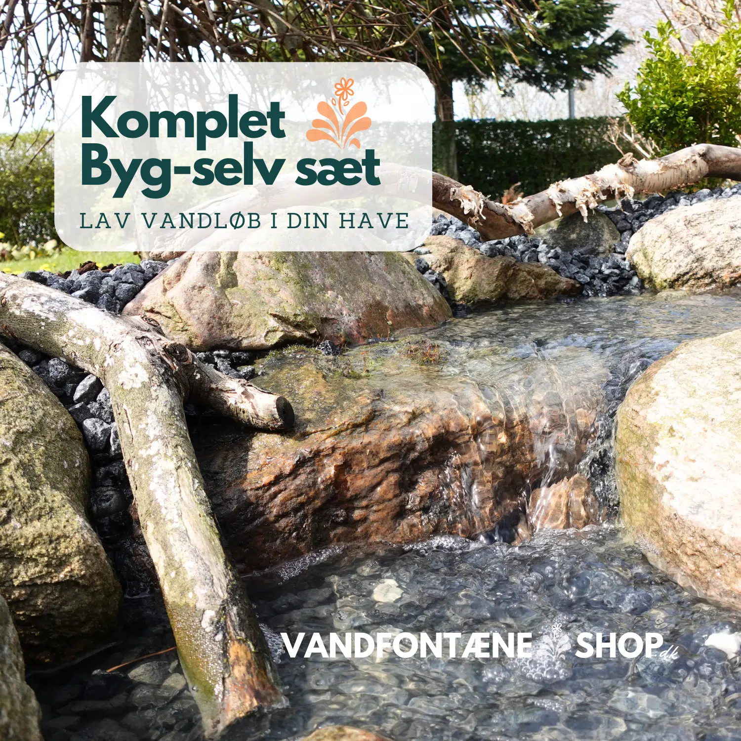 Komplet Byg-selv Vandløb Sæt