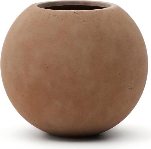 Udendørs Plantekrukke Kave Home Solna Terracotta Cementfiber H57 ø66 250