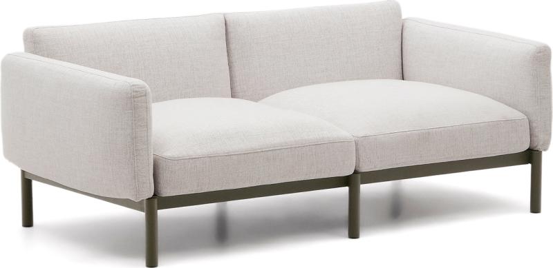 Udendørs  -personers Loungesofa Kave Home Sorells Modulopbygget Aluminium Med Aftagelige Betræk