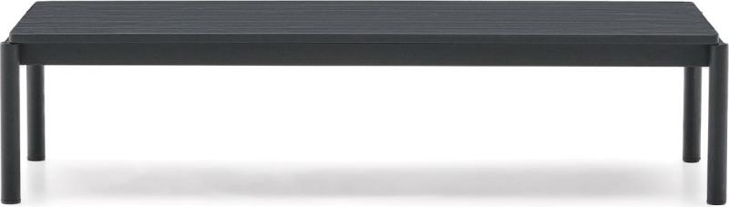 Udendørs Sofabord Loungebord Kave Home Sorells Grafit Aluminium