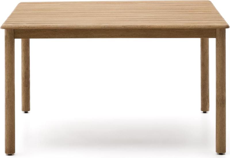 Udendørs Spisebord Kave Home Sori   Massivt Akacietræ 140x140   Børstet Finish  -resistent Brun