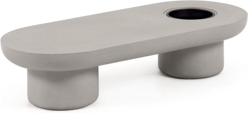 Udendørs Sofabord Kave Home Taimi Beton Natur 30x60x140
