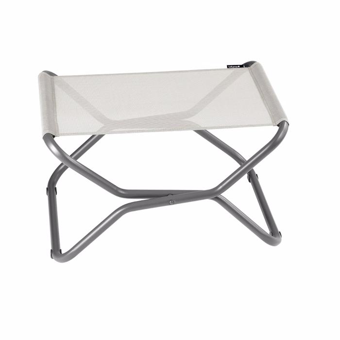 Lafuma Nest Fodskammel Beige Havestole   Lafuma Stole Lafuma Enggården Havemøbler