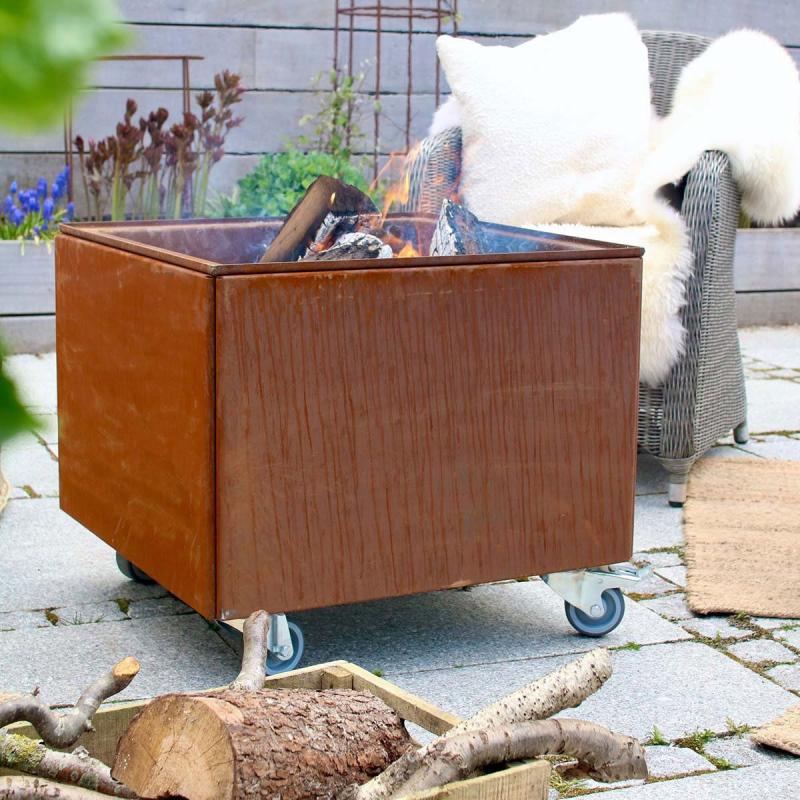 Land Fire  Bålfad 60 60   Uden Ben Hjul