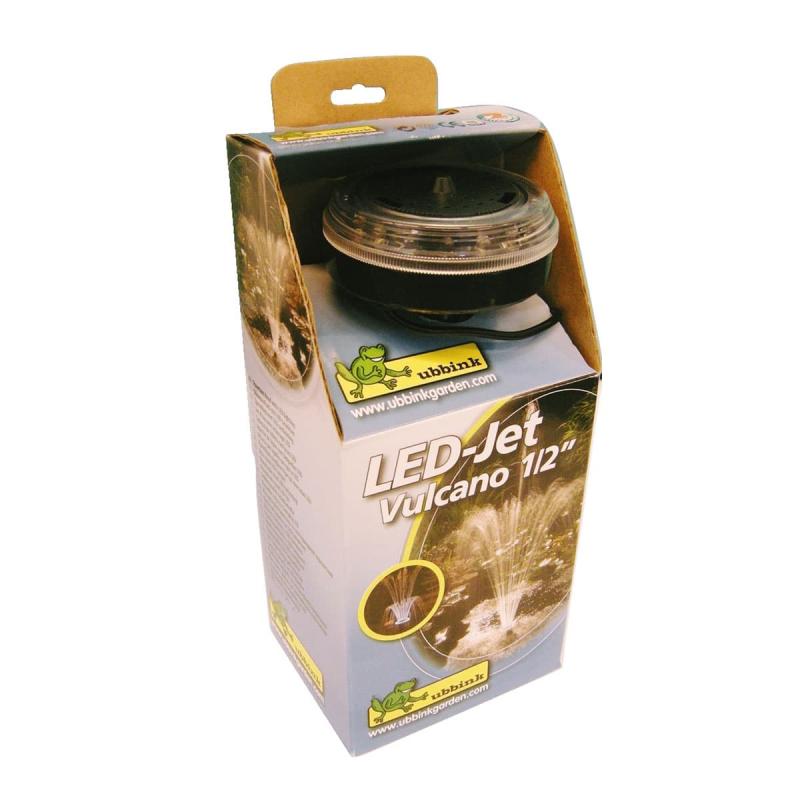 Led-jet Vulcano   Springvandspumpe  Med Lys