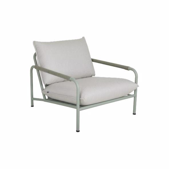 Lerberget Loungestol Dusty Green Loungemøbler Brafab Enggården Havemøbler