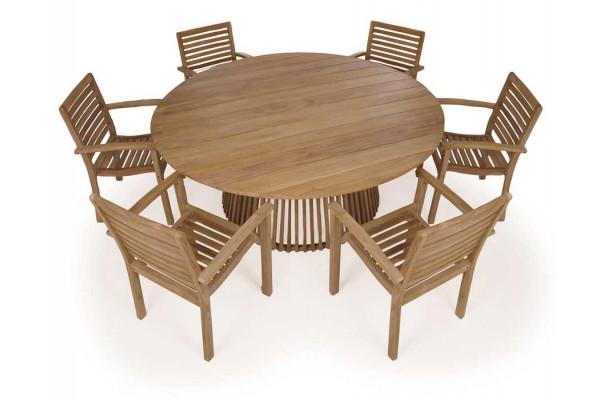 Luna 180 Pala Teak Havemøbelsæt