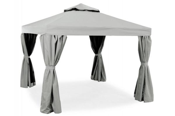 Luxus Pavillon 3x3 Meter Lys Grå