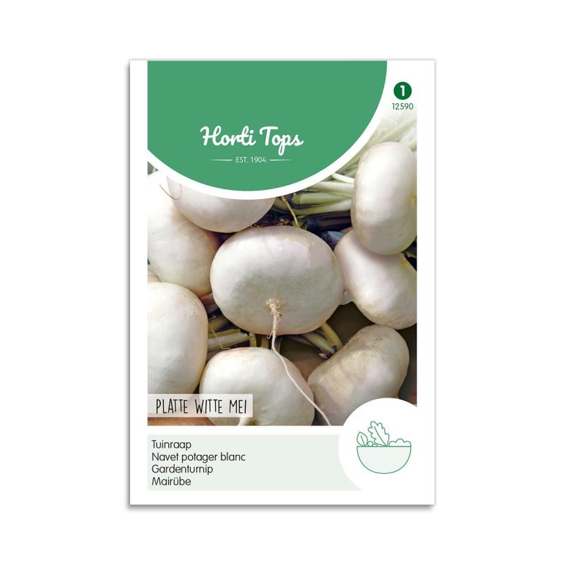 Majroe Frø Quot Platte Witte Mei Quot Horti Tops