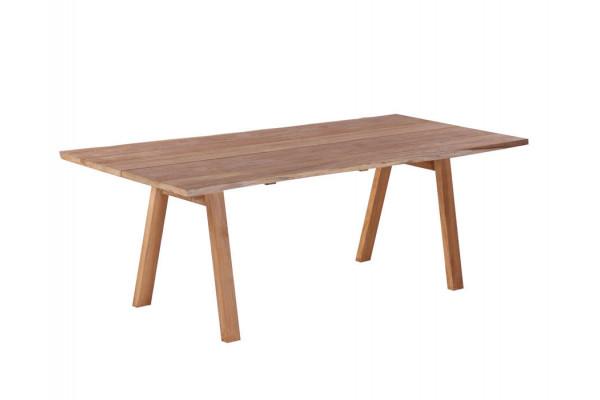 Maxi Plankebord 90x200     Bordben   Teak Skrå