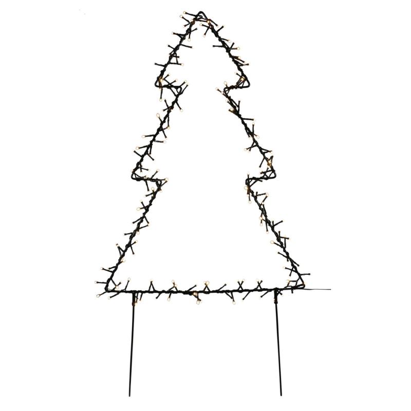 Metal Juletræ 75    175 Led Lys