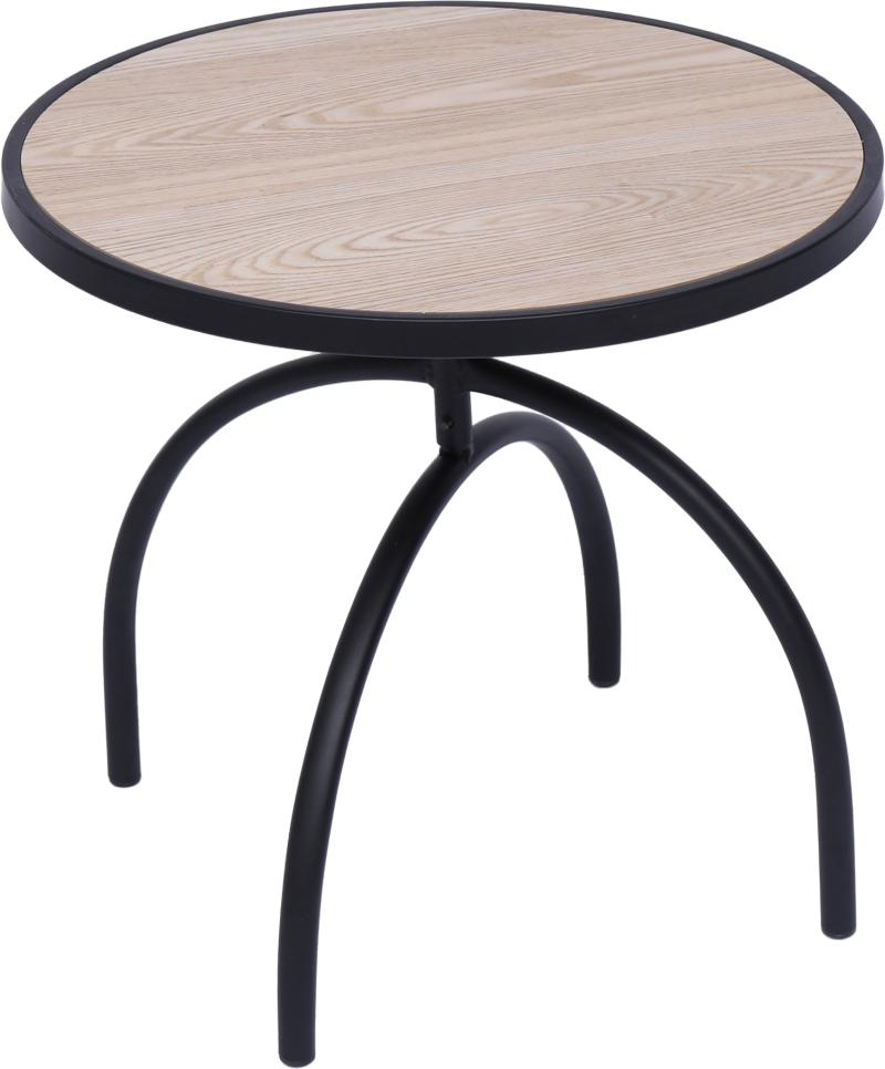 Udendørs Sidebord Sofabord Nordlys Furniture Yoki   Sort Epoxy   Fsc-træ ø45xh41