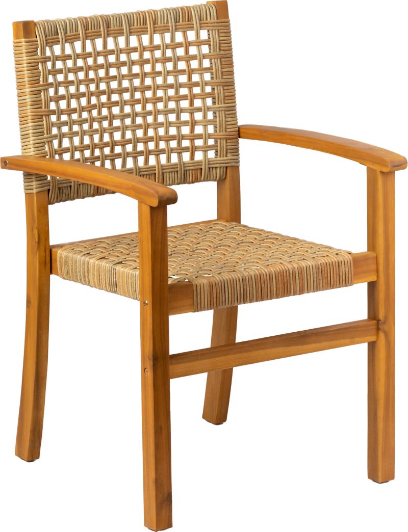 Udendørs Spisebordsstol Nordlys Furniture Maceio   Fsc-certificeret Akacietræ Med Naturflet