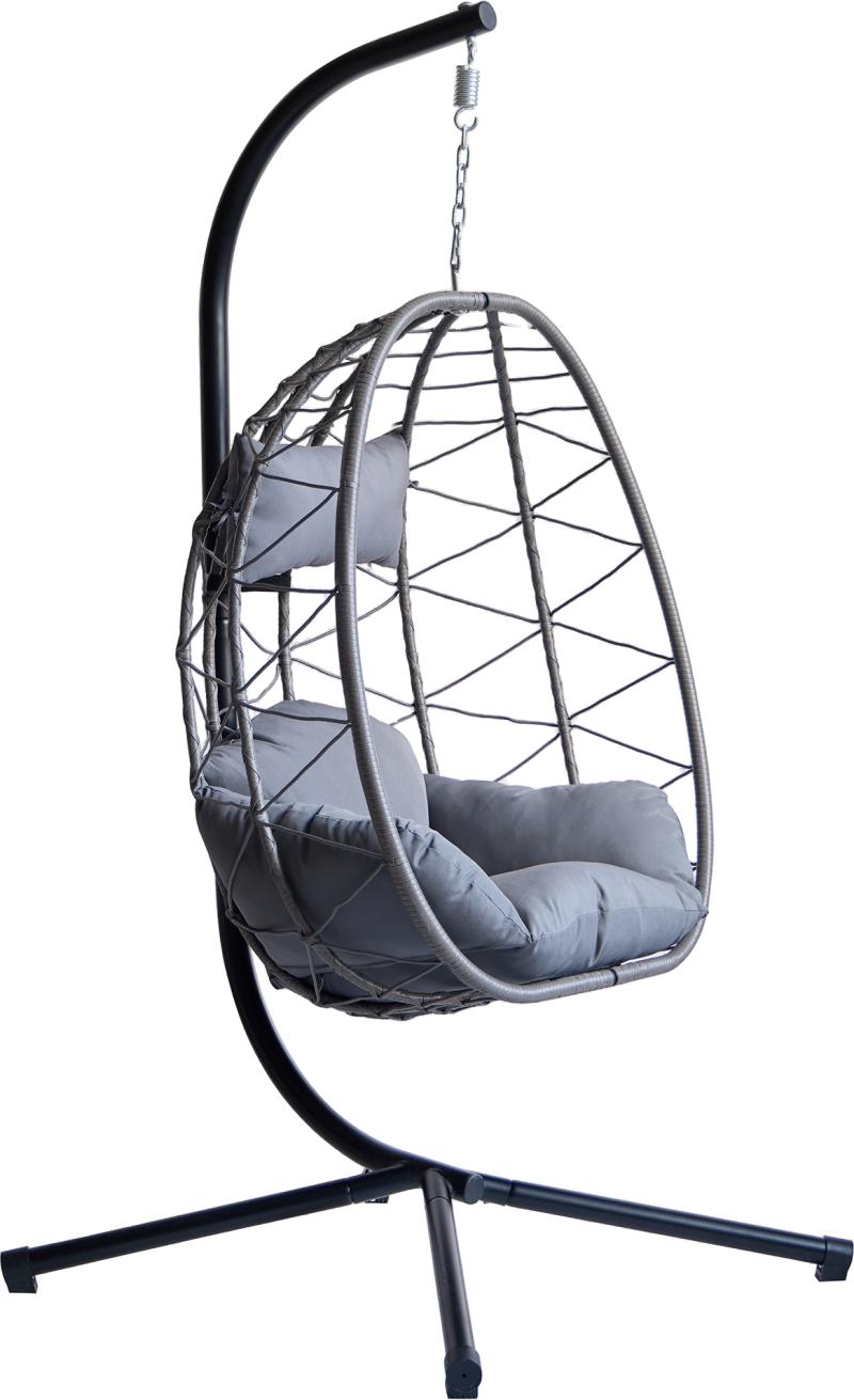Hængestol Nordlys Furniture Venice   Sort Rattan Udendørs Loungegyngestol