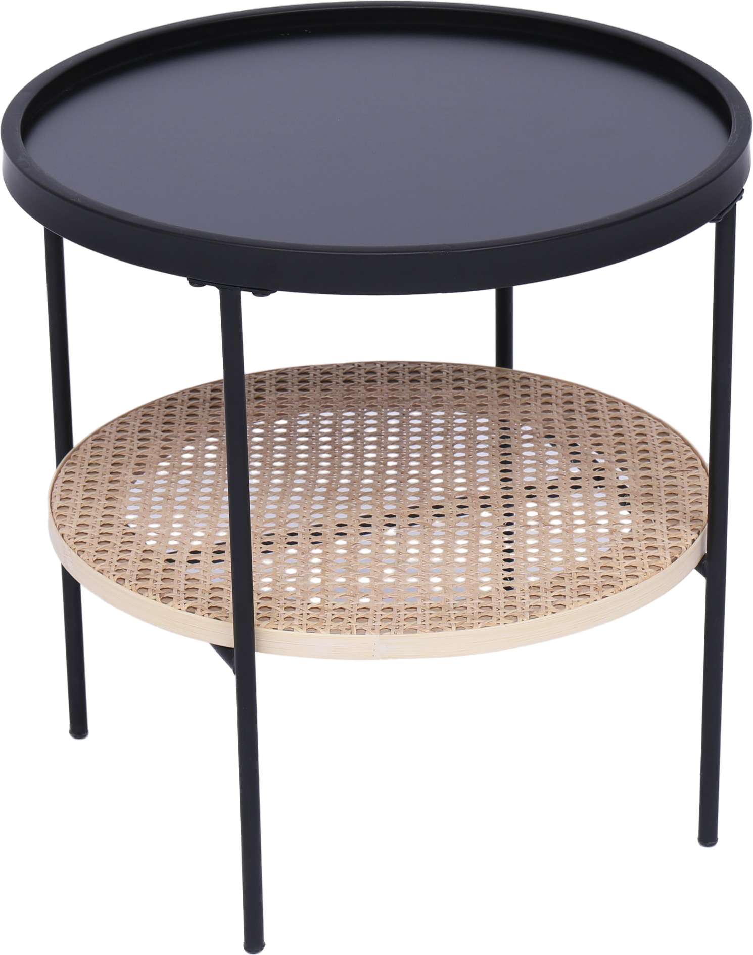 Udendørs Sidebord Nordlys Furniture Kiryu ø45   Sort Rattan