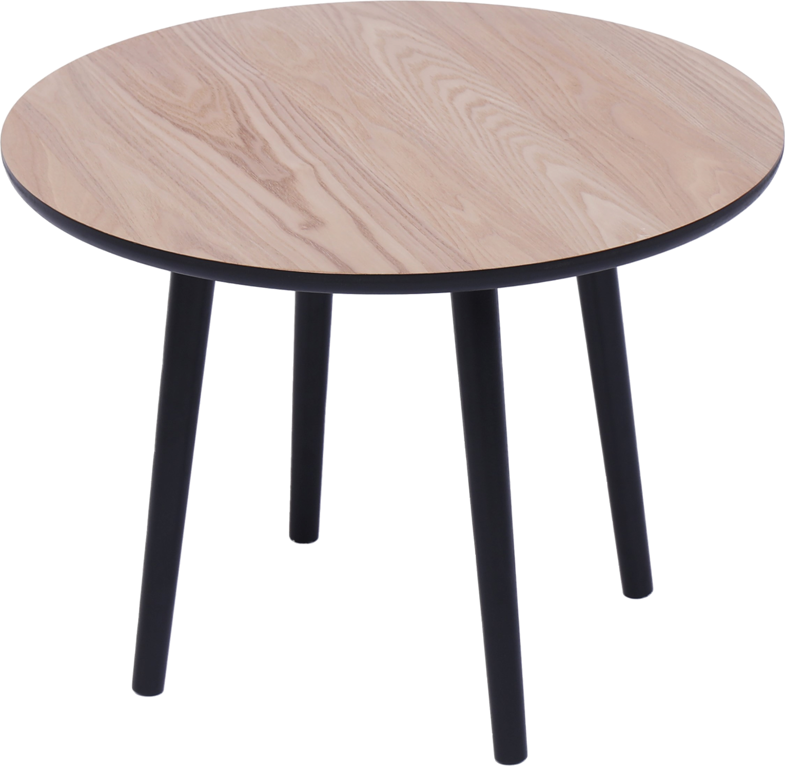 Udendørs Sidebord Nordlys Furniture Ginza ø50ã H37   Sort Fyrretræ Robust Fsc-certificeret