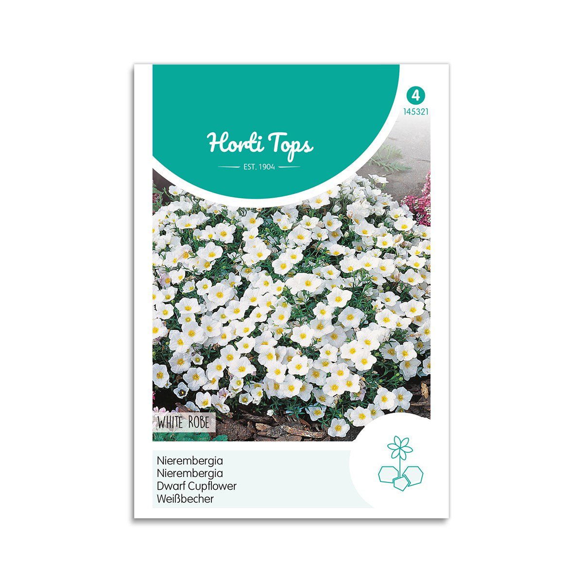 Nierembergia Frø Quot White Robe Quot Horti Tops