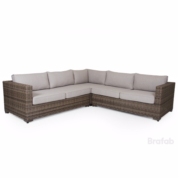 Ninja Hjørnesofa Rustic  Loungemøbler Brafab Enggården Havemøbler