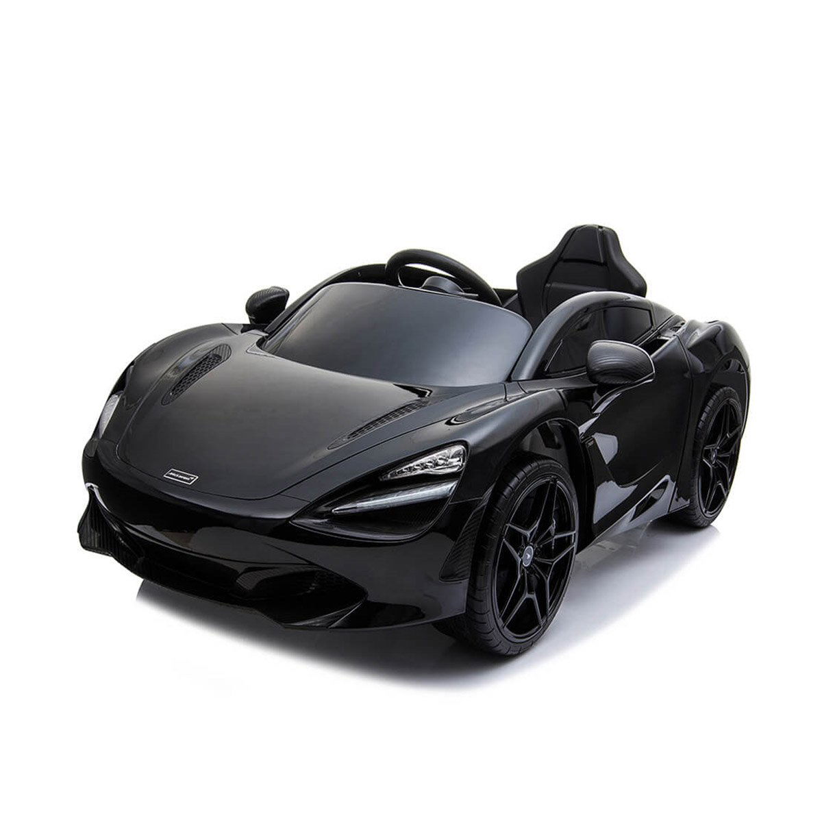 Nordic Play Speed Elbil Mclaren 720s 12v Med Eva Hjul Lædersæde Sort