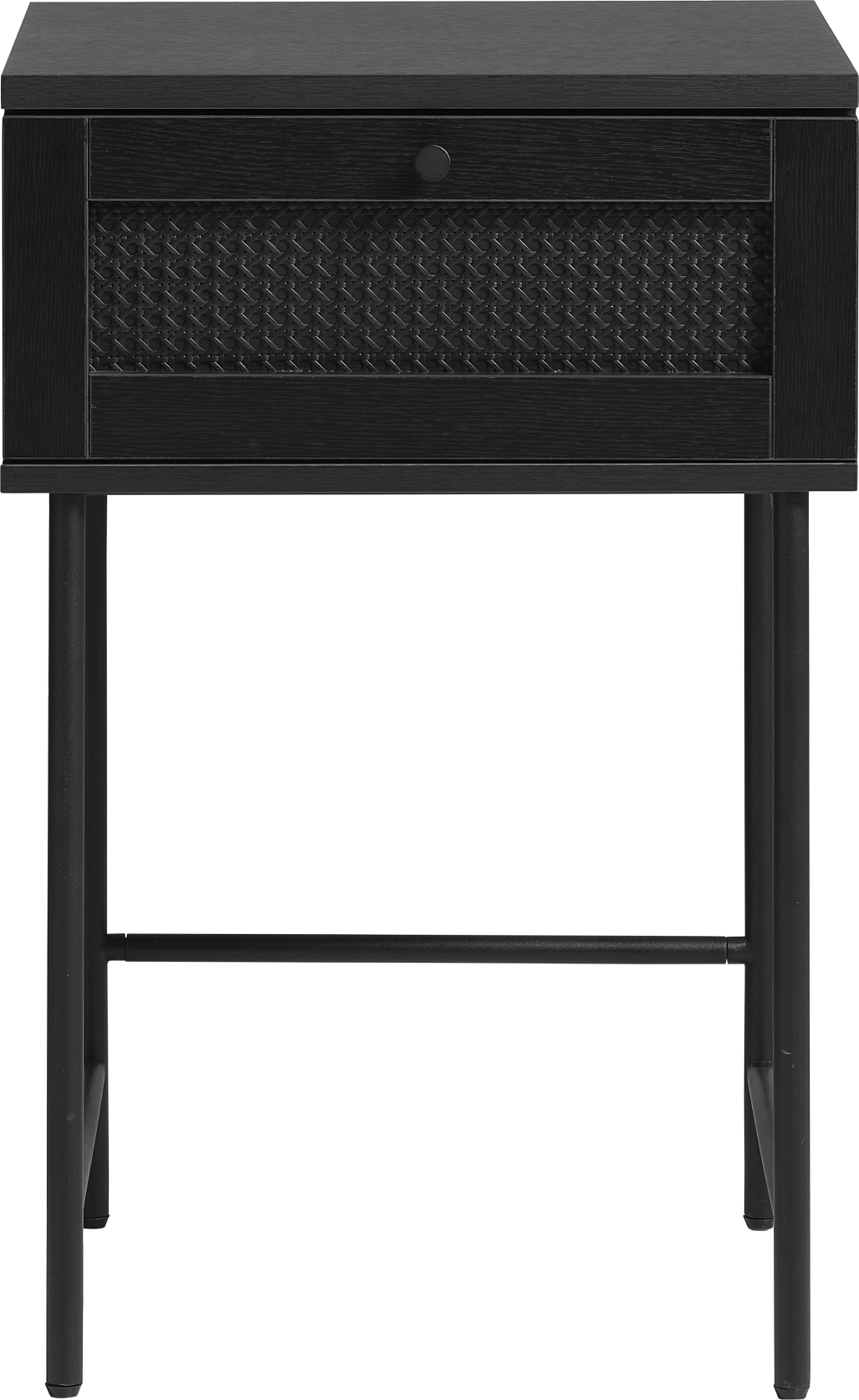 Sidebord Nordique Design Pensacola   Sort Retro-stil  45x45x70