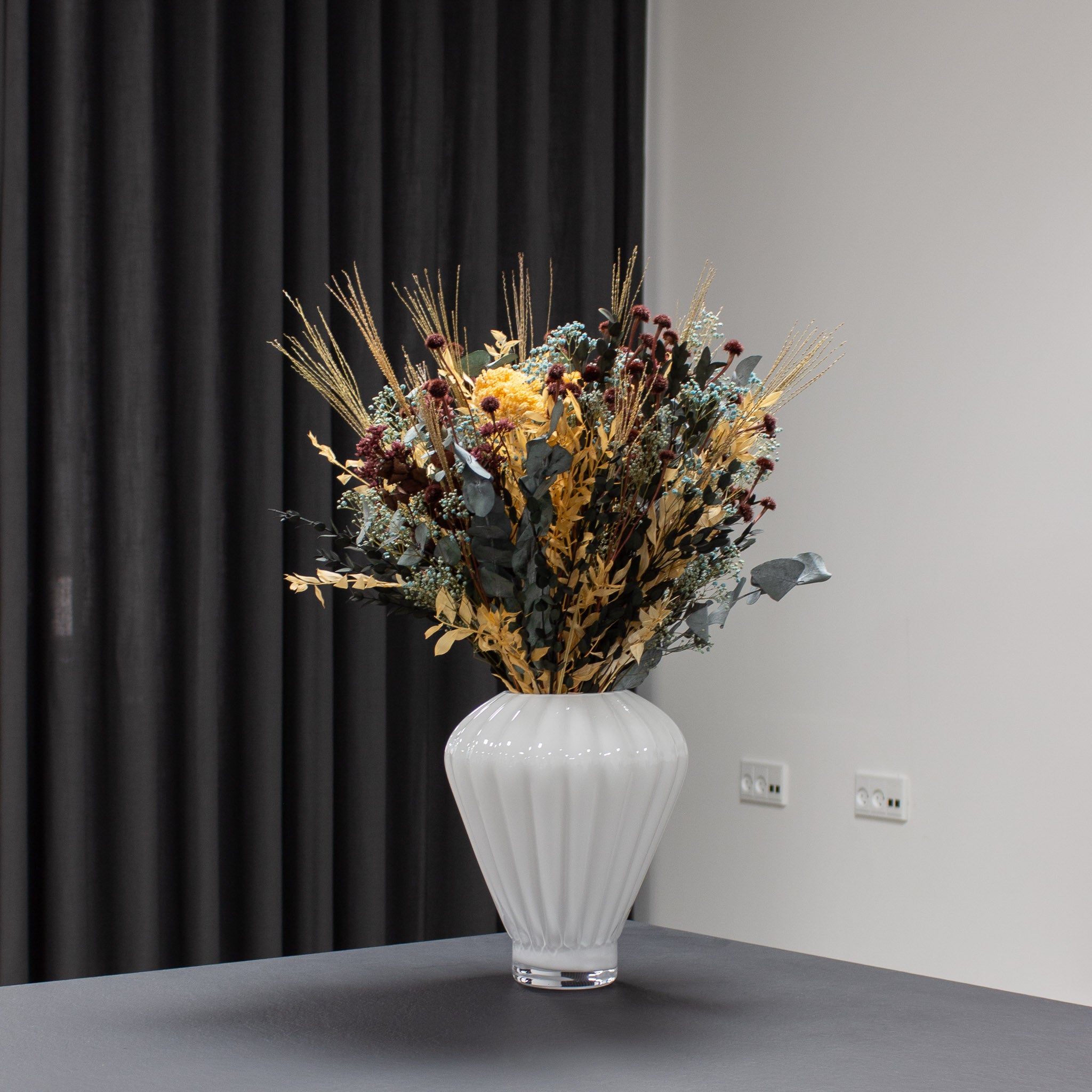 Vase Evelyn Hvid Opal