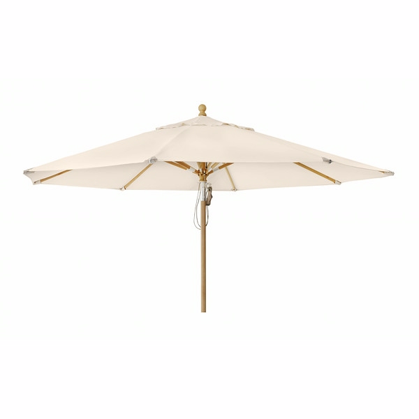 Parma Parasol   5m Natur  Diverse   Haveparasol Brafab Enggården Havemøbler