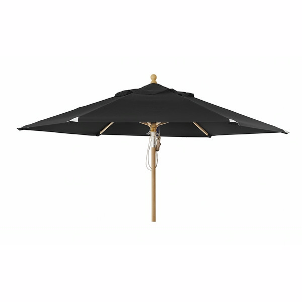 Parma Parasol   5m Sort Diverse   Haveparasol Brafab Enggården Havemøbler