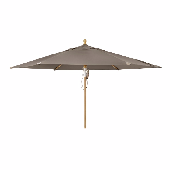 Parma Parasol   5m Taupe Diverse   Haveparasol Brafab Enggården Havemøbler