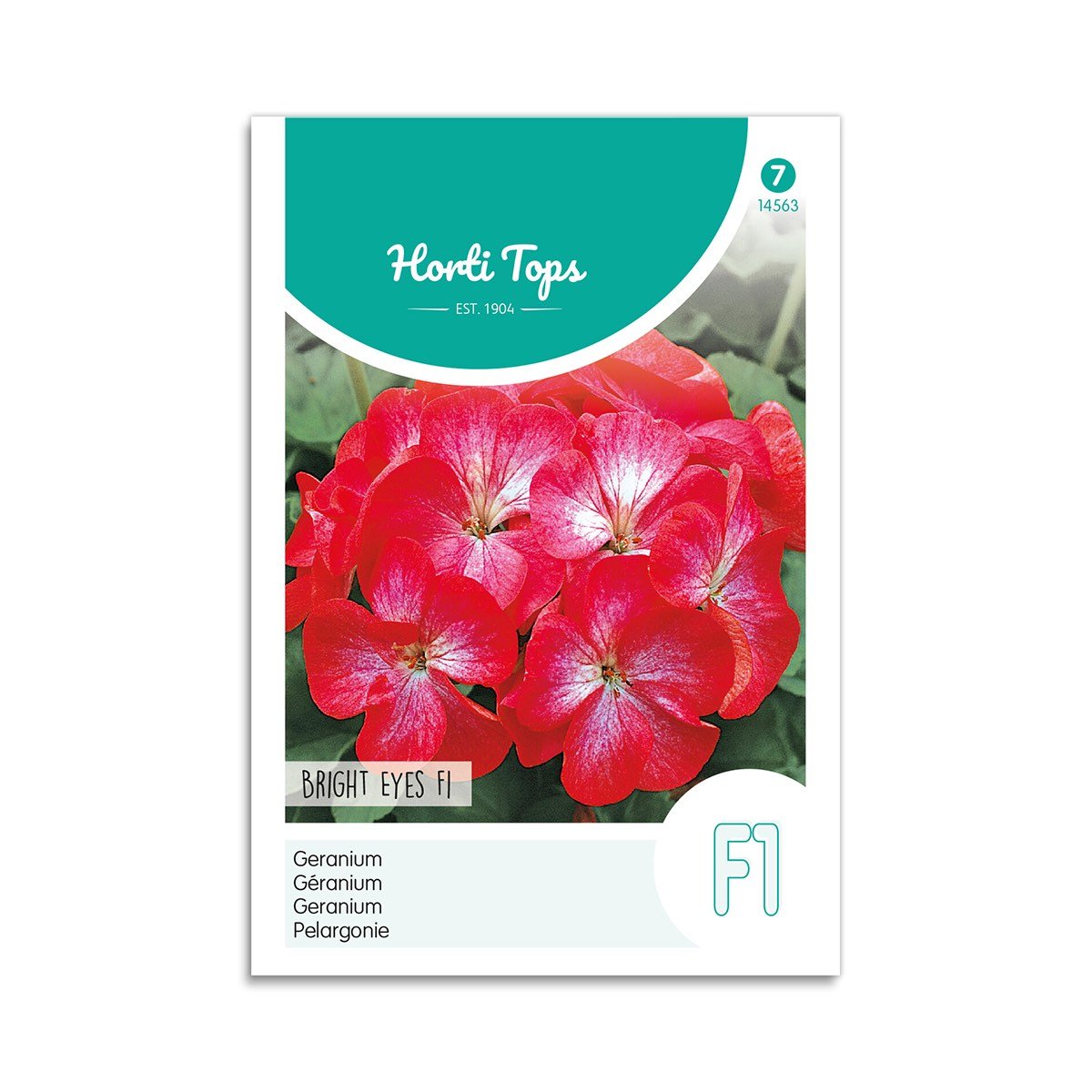 Pelargonie Frø Quot Bright Eyes F1 Quot Horti Tops