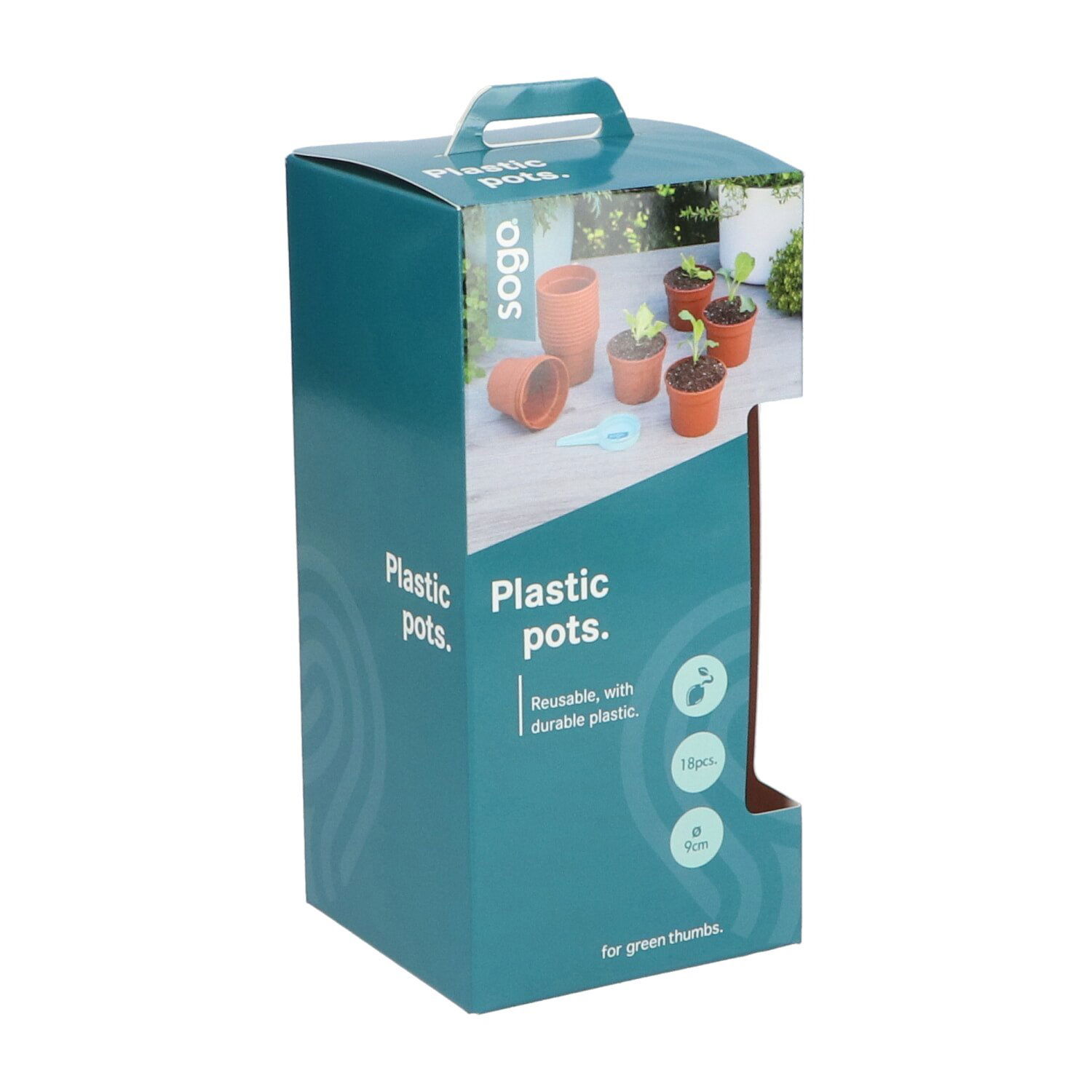 Plantepotter   Plast  ø9   18 Stk