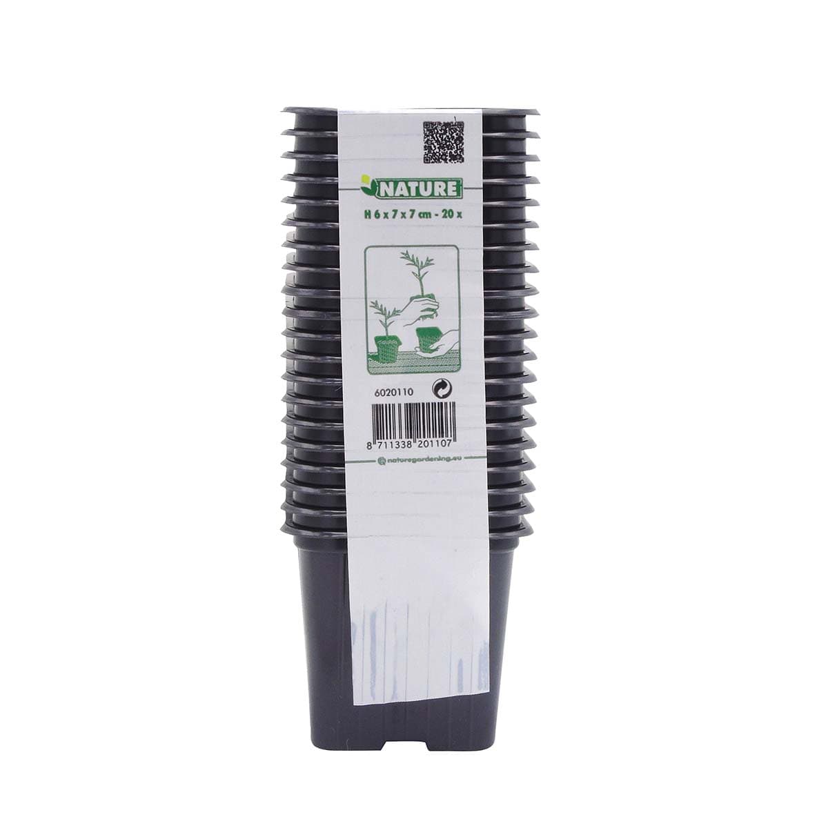 Plastpotte 7x7   20 Stk