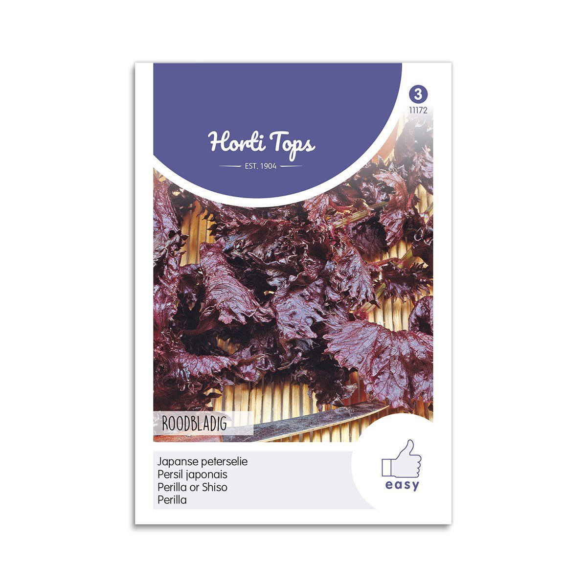 Rød Bladmynte Frø Quot Shiso Quot Horti Tops