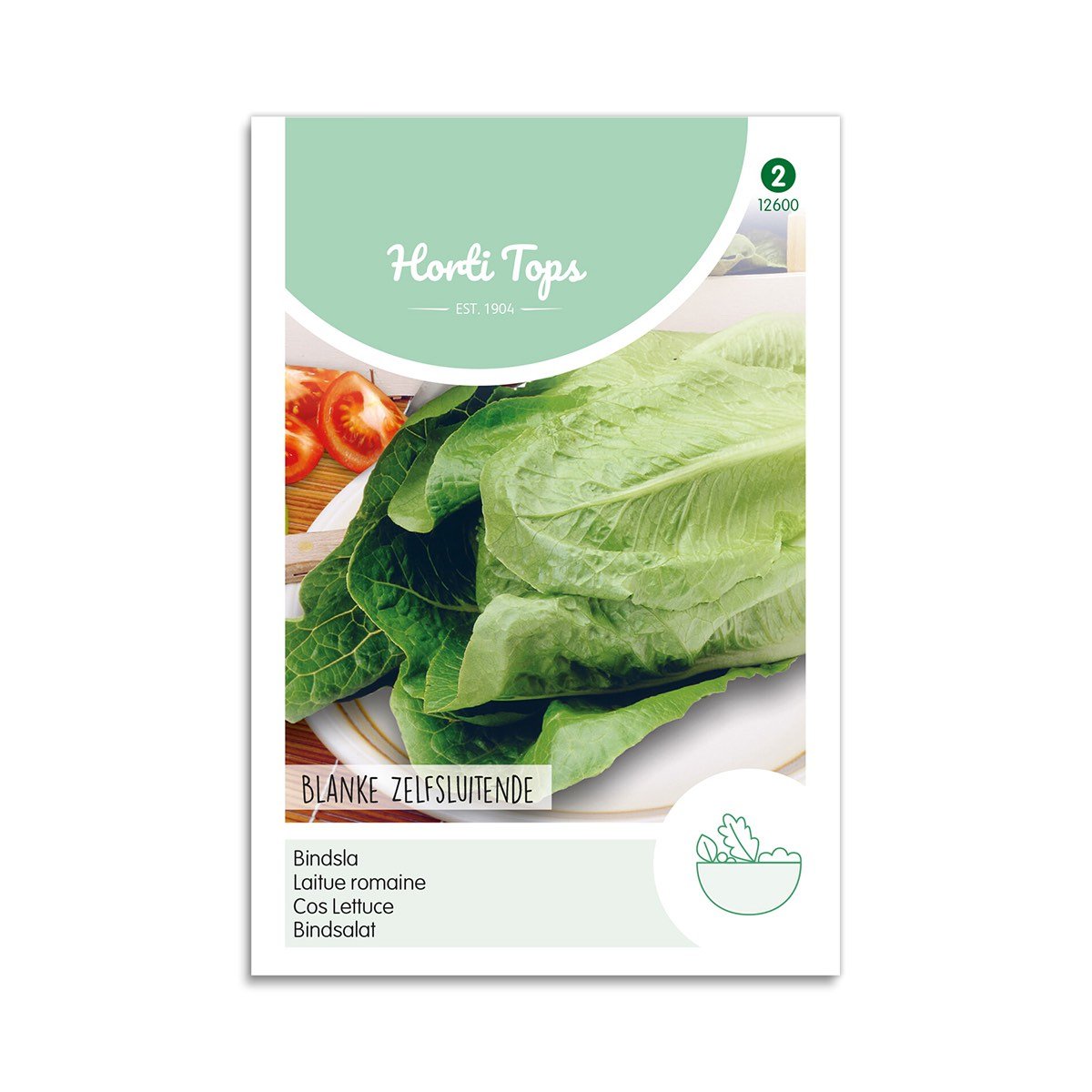 Romainesalat Frø Quot Paris White Quot Horti Tops