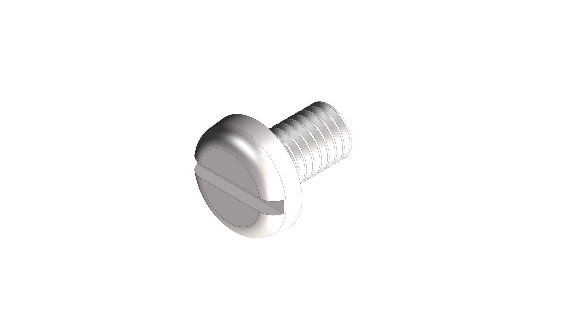 Rustfri Skrue Sekskant 6x10mm